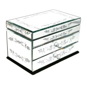 Urban Outfitters Mirror Etched Jewelry Box